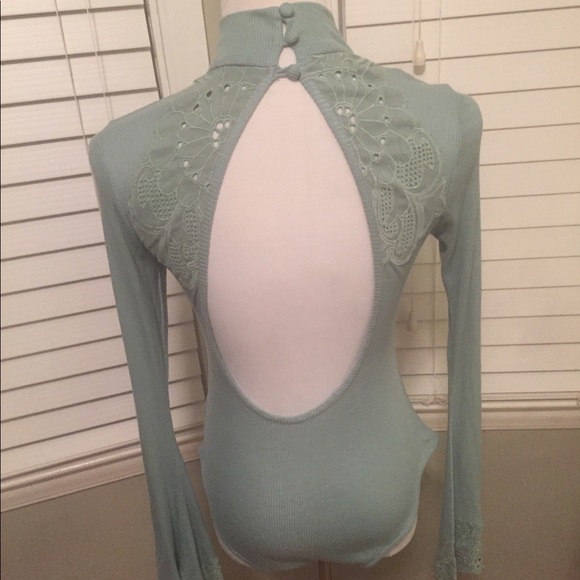 Beautiful mint/turquoise bodysuit - Picture 1 of 7